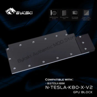 Bykski Metal Copper GPU Water Block For LeadTek NVIDIA Tesla K80M Graphics Card,VGA Radiator Cooler 12V/5V RGB N-TESLA-K80-X