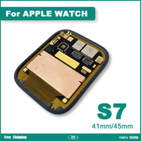 AMOLED For APPLE Watch Series 7 lcd Touch Screen Display Digitizer Assembly Replace For iWatch S7 Display 41mm 45mm