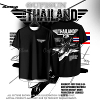 COD ประเทศไทย F-16 เสื้อยืดแฟชั่น การออกแบบแขนสั้นความภาคภูมิใจที่ทันสมัย สวยจนขนลุกTHAILAND F-16S-5