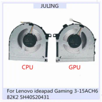 For Lenovo Ideapad Gaming 3-15ACH6 82K2 New Laptop Cpu Cooling Fan 5H40S20431