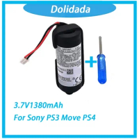 2pcs 3.7V 1380mAh Lithium Battery for Sony PS3 Move PS4 PlayStation Move Motion Controller Right Hand CECH-ZCM1E LIS1441 LIP1450