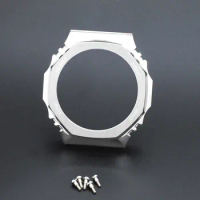GA2100 Metal Rubber Watch Strap GA2110 Watchband Bezel for Casio G-Shock GA-2100 316L Stainless Steel Fluororubber Belt