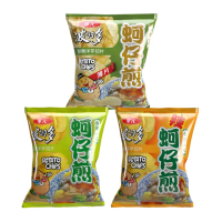 【華元】波的多洋芋片34gX10入/箱-薄片蚵仔煎/蚵仔煎辣味/蚵仔煎原味(蚵仔煎原味:部份短效2025/08/10)