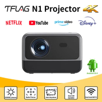 N1 Projector 4K Ultra HD projector 1080P 5G WiFi 800ANSI BT5.0 Video Android 10.0 Mini Beam Projector Home theater projector