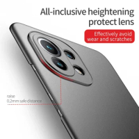 For Xiaomi Mi 11 Lite 5G NE Shockproof Case Hard Plastic Ultra Slim Frosted Cases For Xiaomi Mi 12 12X 11T 12T Pro Lite Covers