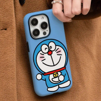 Sarung Doraemon, Reka Bentuk Comel 2-dalam-1, Serasi dengan 16, 15, 14, 13, 12, 11, Pro, X, XR, XS