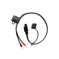 【麻新電子】SS01鱷魚夾 SC-600專用配線(快速接頭 充電專用 免拆電池 重機充電線材)