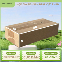 Combo 50 hộp carton gói hàng mã 20x10x5 cứng cáp