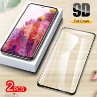 9D Glass For Samsung Galaxy S20 FE Protective Glass 2Pcs Full Cover For Samsun A53 S21 S20 FE Screen Protectors S 20 FE Pelicula