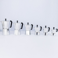 現貨 意式鋁制摩卡壺咖啡歐式鋁咖啡壺八角杯咖啡杯 廠家定制