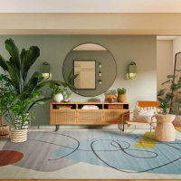 【山德力】現代抽象大地毯 300x400cm 特里拉(大尺寸 客廳)