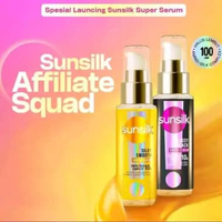 Sunsilk Super Serum Rambut Silky Smooth/ Glossy Black 100 Jam 45ml 45 ml Glossy black