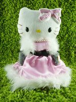 【震撼精品百貨】Hello Kitty 凱蒂貓~KITTY絨毛娃娃-貴族圖案-粉色