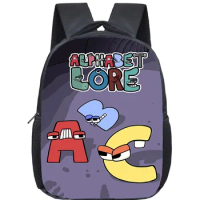Nylon Alphabet Lore 3D Print Children's Backpack Waterproof School Bag for Boys Girls Kindergarten Kids Softback Bookbag Gifts