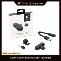 GuliKit Route+ Pro Buletooth Audio USB Receiver Wireless Transmitter with 3.5mm microphone for Nintendo Switch