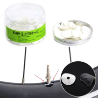 RISK Bicycle Presta Valve Sticker Mountain Road Bike Tube Tire Gasket Rim Protective Gas Air Nozzle Glue Pad
