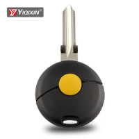 YIQIXIN Remote Car Key Shell Cover Case For Benz Mercedes Smart Fortwo 450 Cabrio City Cross Forfour W124 W202 W210 Uncut Blade