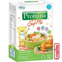 Promina Sup Mi Mie Batita Kering MPASI Anak Bayi 1 tahun Daging Sayur Ayam Kampung Ayam Sayur