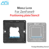 AMAOE Middle Layer Reballing Stencil Template Station For ASUS ZenFone 9 ZenFone9 Positioning Plate Plant tin net Steel mesh