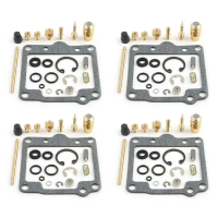 Kit Pembaikan dan Bina Semula Karburetor, 4 Set, untuk Suzuki GS850G, GS850GL, GS850GT, Ketibaan Bar