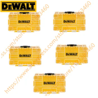 DEWALT Original Tool Box Tough Case Small Medium Parts Accessories Storage Tool Box Drill Bit Stackable Combination Toolkit