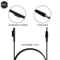 1.5M Portable Power Charge Cable Fast Charging Adapter Charger for Microsoft Surface Pro6 Pro5 Pro4 Book 2019 15V 2.58A Pro3 12V