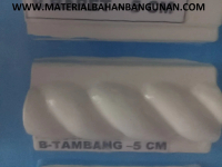 LIST GYPSUM type B TAMBANG 5 CM lis gipsum gypsem ornamen