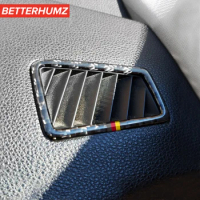 Carbon Fiber For BMW E90 E92 E93 Series 3 Dashboard Air Vent Outlet Trim Frame M Performance Sticker Car Interior Accessories