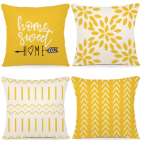 LZD  Summer Hot Sale for Modern Sofa Bay Window Pillow Cover Outdoor Linen Fabric Cushion Set