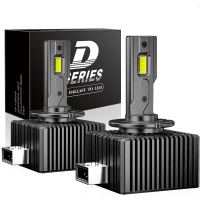 Đèn pha LED ô tô, 2 CÁI, D1S, D2S, D3S, D4S, D5S, D8S, 12V, 24V, Đèn tự động, Có thểbus D2R, D4R, Bó