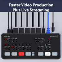 Blackmagic Design HDMI Live Stream Switcher ATEM Mini Pro ATEM Mini Multi-view and Recording New Features Mini Pro ISO
