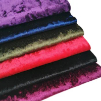Crushed Velvet Fabric Sheets Soft Smooth Stretch Velvet Fabric Sheets For Bows Bags Shoes Sofa DIY Craft Sheets Mini Rolls W165