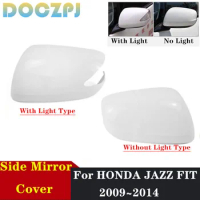 Auto Parts Car Side Mirror Cover For Honda Fit Jazz GE6 GE8 2009 2010 2011 2012 2013 2014 Rearview Mirror Cover Base Color