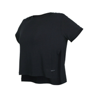 NIKE 女短版短袖T恤(Dri-FIT 瑜珈 訓練 上衣 慢跑「DM7026-010」≡排汗專家≡