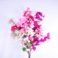 Pointed bougainvillea, interior decoration bougainvillea bouquet, hotel shopping mall outdoor engineering decoration，500pc
