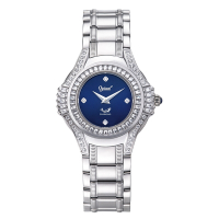 Ogival 愛其華 星鑽設計珠寶錶 380-41DLW 銀色藍面