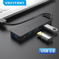 Vention USB HUB Adapter 4 Ports USB Type C to USB 3.0 HUB Splitter Adapter for MacBook Pro iPad Pro Air Huawei Mate 30 USB HUB