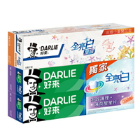 好來全亮白多效護理+星耀小蒼蘭牙膏2+1超值組(90g*2+90g*1)
