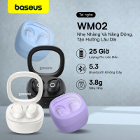 【Baseus x KOC】Tai nghe Baseus Bowie WM02 TWS 5.3 Bluetooth Khử tiếng ồn thông minh, tai nghe nhét ta