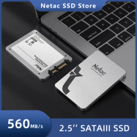 Netac SSD 1TB 2TB SATA3 SATA 2.5'' HDD hd SSD 128gb 256gb 512GB Hard Disk Internal Solid State Drive for Desktop Motherboard SSD
