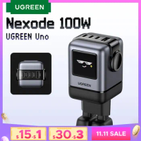 UGREEN Uno 100W GaN Charger Robot Design QC4.0 3.0 PPS PD 3.0 Fast Charger for iPhone 16 15 14 Pro M