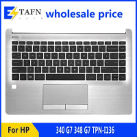 New Original For HP 340 G7 348 G7 TPN-I136 Laptop Palmrest Case Keyboard US English Version Upper Cover