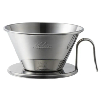 【Kalita】WDS-185 TSUBAME不鏽鋼咖啡濾杯 蛋糕型濾杯#5097(2~4人份)