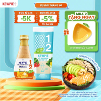 Combo Xốt Salad Dressing Mè Rang 1/2 Giảm 50% Chất Béo Kewpie 210ml và Xốt Mayonnaise Kewpie Dịu Ngọ