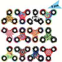 ของเล่น Fidget Spinner, MEZHOBBY, สำหรับผู้ใหญ่และเด็ก, ขายส่ง, ชุด Fidget Spinner โลหะสามชิ้น, สปิน