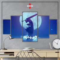BARYONWallDecor PAJANGAN HIASAN KAMAR BERSERK 1 Set Hiasan Dinding Poster Kayu Pajangan Kamar Tidur