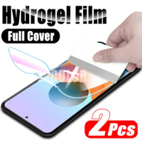 2pcs Hydrogel Film For Xiaomi Redmi Note 10 T 10T 5G 9S 10S 9 Pro Max 9Pro 10Pro Screen Protector For Note9Pro Note10Pro Note10S
