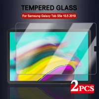 2PCS Screen Protector For Samsung Galaxy Tab S5e 10.5'' 2019 SM-T720 SM-T725 Protective Film Anti Scratch Clear Tempered Glass