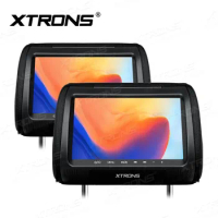2x9" Easy-to-Use Touch Buttons Design Headrest Car DVD Car Headrest DVD Headrest Car Monitor DVD with Buit-in HDMI Port