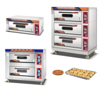 2023 Industrial Bread Oven Electric Gas Double Desk Commercial Baking Oven Bakery Oven Industrial Oven for Baking Pizza Oven